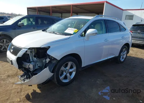 2010 Lexus Rx 350 z USA, uszkodzony, nr VIN 2T2BK1BA2AC070942